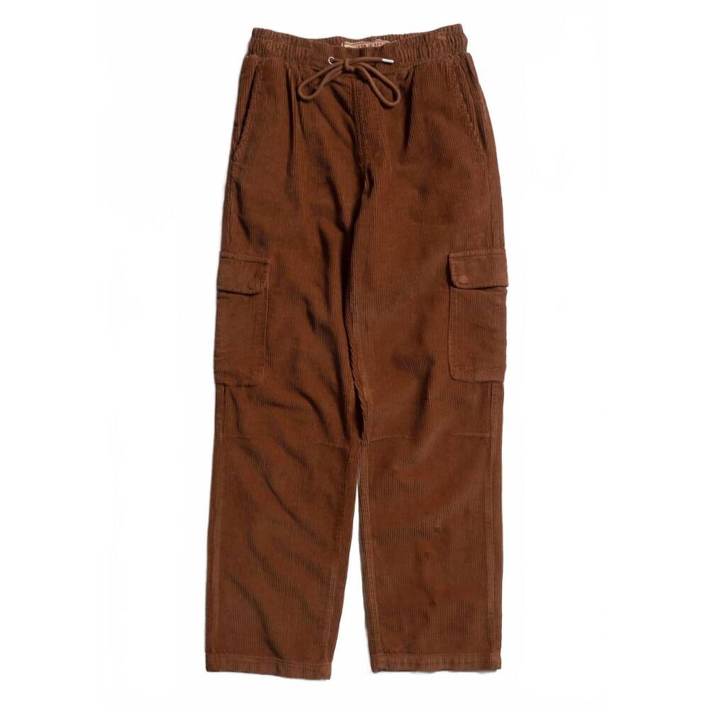 NEW IRON & RESIN men's wilson corduroy pants in rust